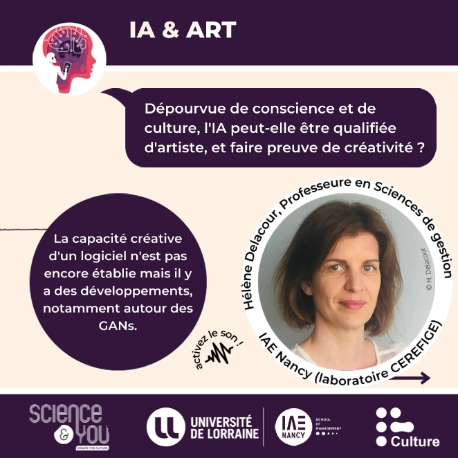 Lire la suite à propos de l’article IA & art – interview d’Hélène Delacour