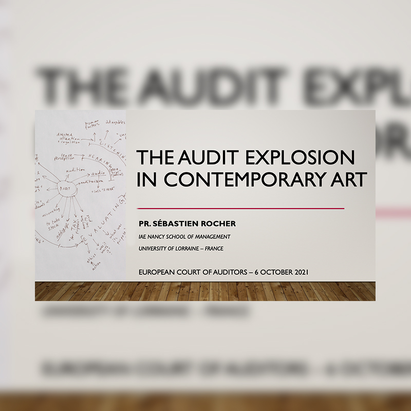 Lire la suite à propos de l’article Sébastien Rocher – The Audit Explosion in Contemporary Art