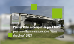Pauline Colin récompensée par l’AGRH pour la meilleure communication « Jeune chercheur » 2023 