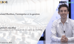 Roland Barthes, l’entreprise et la gestion : Gabriel Lomellini dans #ISQOG