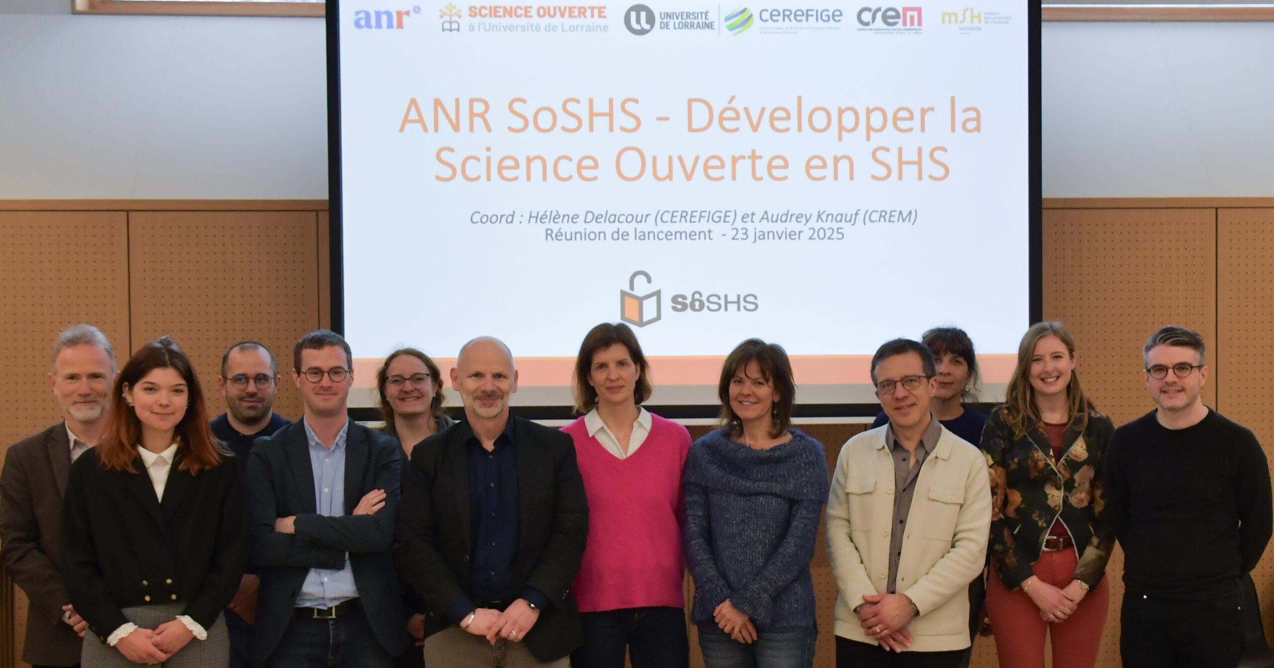 You are currently viewing Lancement du projet ANR SoSHS